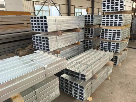 OEM Hot Rolled Galvanized C Section Steel 150x75x18 PFC