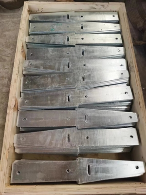 Korosi tahan logam Beton Sleeper Pagar Bracket Galvanized Baja