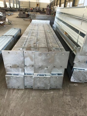 Bolted Galvanized H Bagian Struktur Baja Pengendali dinding balok Tahan Cuaca
