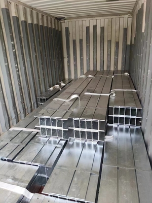 S275JR Galvanized H Beam Supporting Wall Punching Bending Welding Service (Layanan Pengelasan Bending dan Pengeboran)