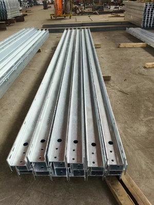 G300 Galvanized I Beam Retaining Wall Steel Structure Bangunan OEM