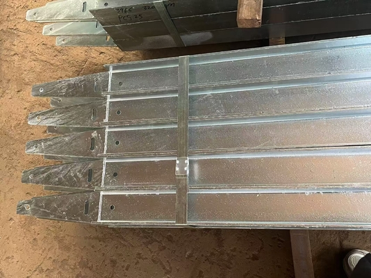 Ketahanan Korosi Tinggi Galvanized I Beam Wall Supporting Infrastructure Dengan Standar AISI JIS ASTM DIN AND BS
