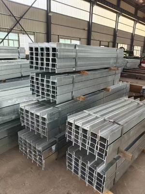 Baja Galvanized Sleeper Posts Panjang yang dapat disesuaikan 900mm-12000mm