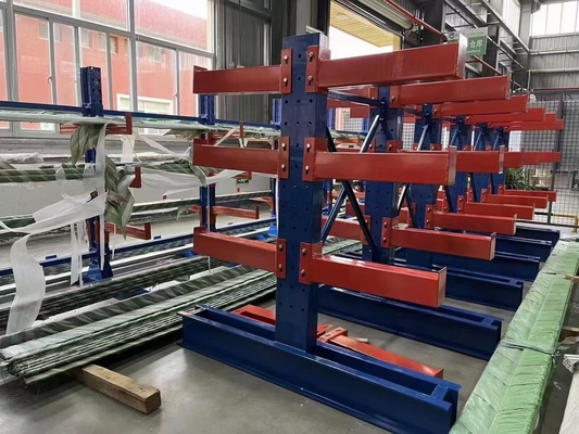 Sistem rak pallet ganda yang dapat disesuaikan untuk penyimpanan gudang tugas berat
