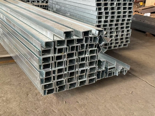Baja C Saluran Galvanized tahan lama untuk Industri