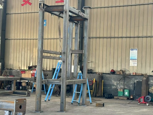 Customized Anti Korosi Baja Support Frame Untuk Menara Angin Peralatan Listrik Bagian bawah