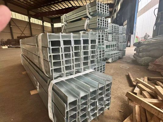Baja Profil H Galvanis Celup Panas Anti Karat Kinerja Tinggi Balok H Struktural