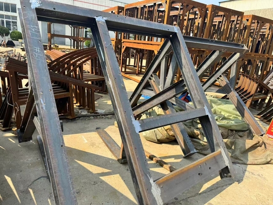 Sistem Rangka Baja Struktural Tugas Berat Kekuatan Tinggi Tahan Korosi Ideal Untuk Gudang Industri Bangunan Komersial